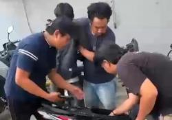 Berbekal Rekaman CCTV, Pelaku Curanmor Bersenpi Diringkus Tim Resmob Polres Serang
