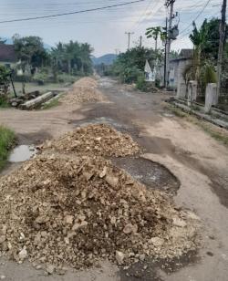 Warga Keluhkan Jalan Rusak Bulurejo, Anggota DPRD Pringsewu Bertindak