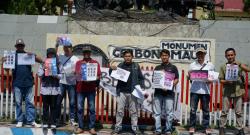 Tiga Jurnalis Indonesia Diculik Militer Israel, Puluhan Wartawan di Bondowoso Gelar Aksi Damai