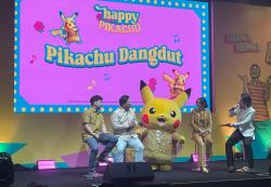 Happy Asmara Hadirkan Kopi Dangdut Modern, Pikachu Ikut Goyang
