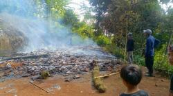Rumah Hangus Terbakar akibat Tabung Gas Bocor,  1 Orang Luka Bakar di Wajah