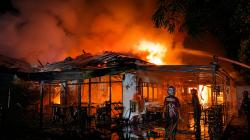 Kafe di Palangka Raya Terbakar Hebat, Kerugian Ditaksir Capai Ratusan Juta Rupiah