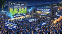 Pangandaran Bersiap Membiru, Nobar Persib Diprediksi Membeludak