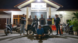Polisi Gulung Pelaku Curanmor Spesialis Scoopy di Sorong