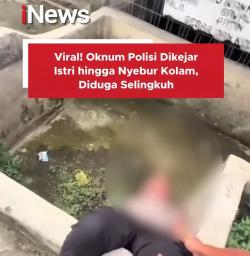 Viral Polisi Didorong Istri hingga Jatuh ke Kolam di Polda Sumut, Ini Penyebabnya