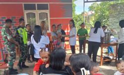 Babinsa Kawal Launching Makan Bergizi Gratis untuk Kader Posyandu di Manggarai