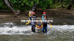 Evakuasi Jenazah di Muara Waipun Raja Ampat, Tim SAR Tempuh Perjalanan 20 Mil Lewat Laut