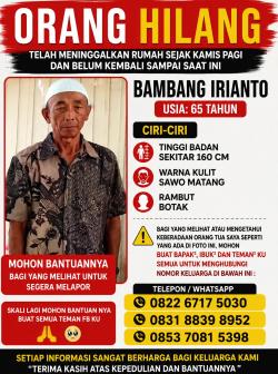 Lansia Asal Medan Pergi dari Rumah dan Belum Kembali Hingga Kini