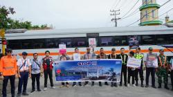 Sering Jadi Titik Rawan, Petak Jalan Stasiun Medan-Binjai Dijaga Ketat Tim Gabungan Sosialisasi