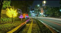 Potret LED Taman Siranda, Wajah Baru Kota Semarang yang Kian Modern dan Dinamis