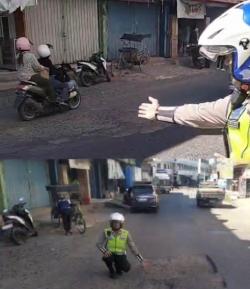 Viral Jalan Rusak Menuju Kota Pringsewu, Pengendara Minta Segera Diperbaiki