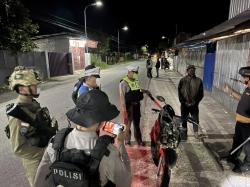 Patroli Gabungan di Nabire, Satgas Ops Damai Cartenz 2026 Amankan Senjata Tajam