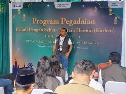 Pegadaian Jakarta 1 Bagikan 1.800 Paket Daging Kurban pada Iduladha 1447 H