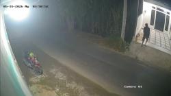 Terekam CCTV, Begini Aksi Pemuda Bobol Rumah Warga di Jombang