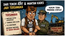 Tambang Emas Ilegal di Jantung TN Matalawa Masuk Babak Baru, Mantan Kades Jadi Tersangka