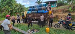Patroli Presisi Polda PBD Ungkap 15 Tempat Penyulingan Miras Lokal di Tengah Hutan