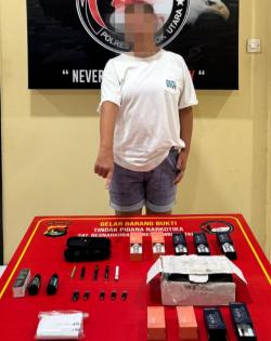 WNA Australia Ditangkap di Lombok Utara, Bawa Liquid Vape Berisi Ekstrak Ganja