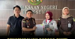 Kejari Pringsewu Tuntaskan Eksekusi Perkara Korupsi CAP, Barang Bukti Dikembalikan