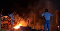 Kios BBM Eceran di Kanatang Terbakar, Empat Jenazah Ditemukan di Antara Puing Bangunan