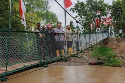 TNI Bakal Bangun Kembali Jembatan Perintis Garuda 4 Titik di Ponorogo