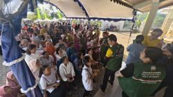 Pengobatan Gratis dan Pembagian Sembako di Sejumlah Vihara di Jawa Tengah