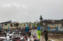 Puting Beliung Terjang Bengkalis, Sekolah dan Rumah Warga Rusak Berat