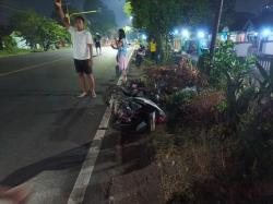 Diduga Ambil Jalur Kanan, Pemotor Tabrak Dump Truk Misterius di Jalur Tengkorak Balongbendo Sidoarjo
