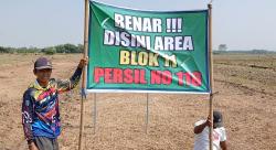 Nomor Persil Jadi Polemik dan Sengketa Lahan Kalanglundo Terus Bergulir, Tergugat Pasang Spanduk