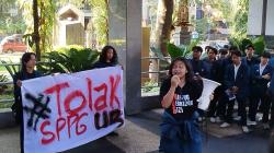 Tolak Pengelolaan SPPG, Mahasiswa Universitas Brawijaya Geruduk Rektorat
