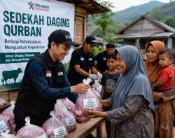 Sedekah Daging Relawan Nusantara, Berbagi Pangan Bergizi bagi Masyarakat