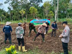 Sambut Hari Bhayangkara ke-80, Polres Pangandaran All Out Dukung Ketahanan Pangan Nasional