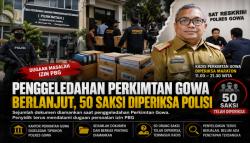 Penggeledahan Dinas Perkimtan Gowa Berlanjut, 50 Saksi Diperiksa Polisi