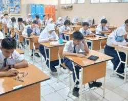 SMPN 1 Kota Bogor Terapkan Ujian Anti Nyontek, Alarm Berbunyi Jika Siswa Curang