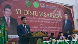 Momen Yudisium Fakultas Hukum, IKA FH UMP Beri Beasiswa S2 Bagi Lulusan Berprestasi