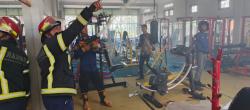 Enam Motor dan Peralatan Fitnes Hangus dalam Kebakaran Ruko di Indramayu