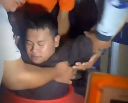 VIRAL! Karyawan Terjebak di Dalam Tandon Air di Balikpapan Barat, Damkar jadi Penyelamat