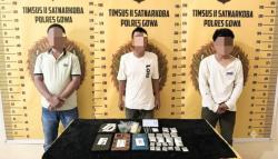 Bandar Narkoba di Gowa Dibekuk Polisi, 3 Pelaku dan Puluhan Paket Sabu Diamankan