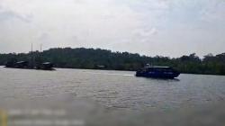 Tim Gabungan Tertibkan Tambang Ilegal Perairan Teluk Kelabat Dalam