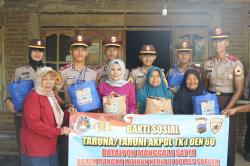 Bukan Sekadar Latihan, Taruna Akpol Belajar Empati Lewat Bakti Sosial di Sragen