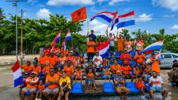 Konvoi Oranje Warnai Waisai, Fans Belanda Raja Ampat Panaskan Duel Lawan Jepang