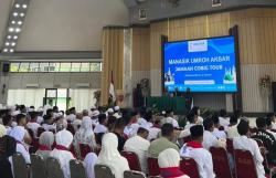 Jelang Keberangkatan Umrah, Ratusan Jamaah Cobig Tour Ikuti Manasik Akbar di Makassar