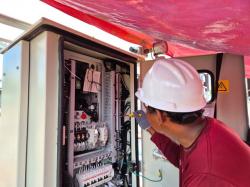 PLN Perkuat Interkoneksi Kaltim-Kalsel, Line Bay GI Grogot–Sei Durian Mulai Dibangun