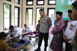 Ringankan Beban Warga, Puluhan Anak di Bantan Ikuti Sunat Massal Gratis Polres Bengkalis