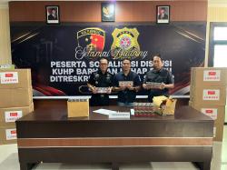 Polda Sulbar Gerebek Gudang Rokok Diduga Tanpa Izin di Polman