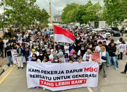 Aksi 10 Menit Relawan MBG di Batam Serukan Dukungan Penuh untuk Program Pemerintah