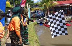 Lomba Dayung Petik Laut Muncar 2026 Meriah, 24 Nelayan Adu Cepat Rebut Juara