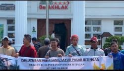 Pedagang Pasar Bitingan Laporkan Dugaan Korupsi Proyek Kanopi ke Kejari Kudus