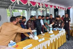 Kasus Narkotika Mendominasi dalam Pemusnahan Barang Bukti Semester I 2026 oleh Kejari Grobogan