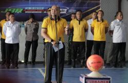 Polres Blitar Gelar Pembukaan Turnamen Futsal Kapolres Cup dalam Rangka Hari Bhayangkara ke-80