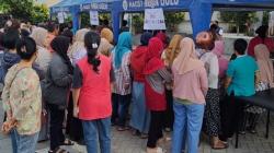 Harga Murah, Bazar Sembako Boyolali Diserbu Warga